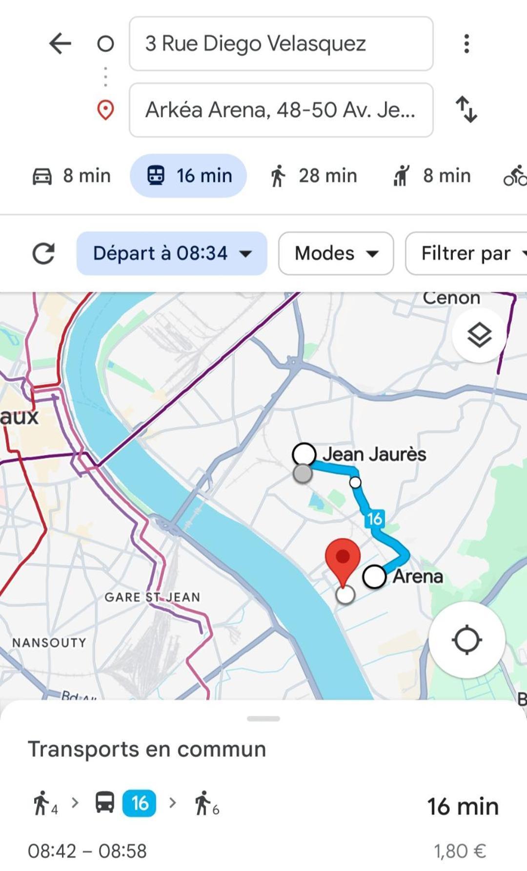 Appartement A Floirac Avec 2 Chambres, Un Parking Prive, Une Terrasse, A 5 Minutes En Voiture De L'Arkea Arena De Bordeaux Luaran gambar